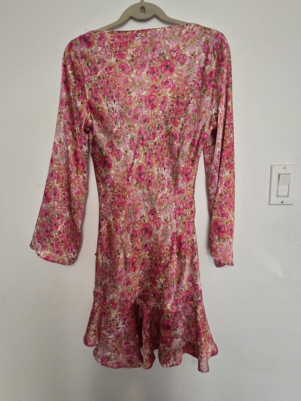 Zara Pink Floral Print Dress - Picture 5 of 5